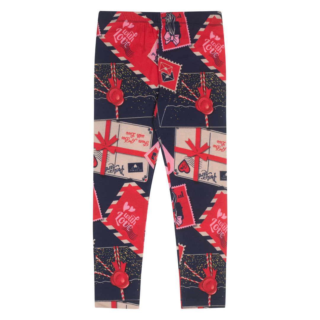 AW24 A Dee Girls With Love Reese Stamp Leggings Set