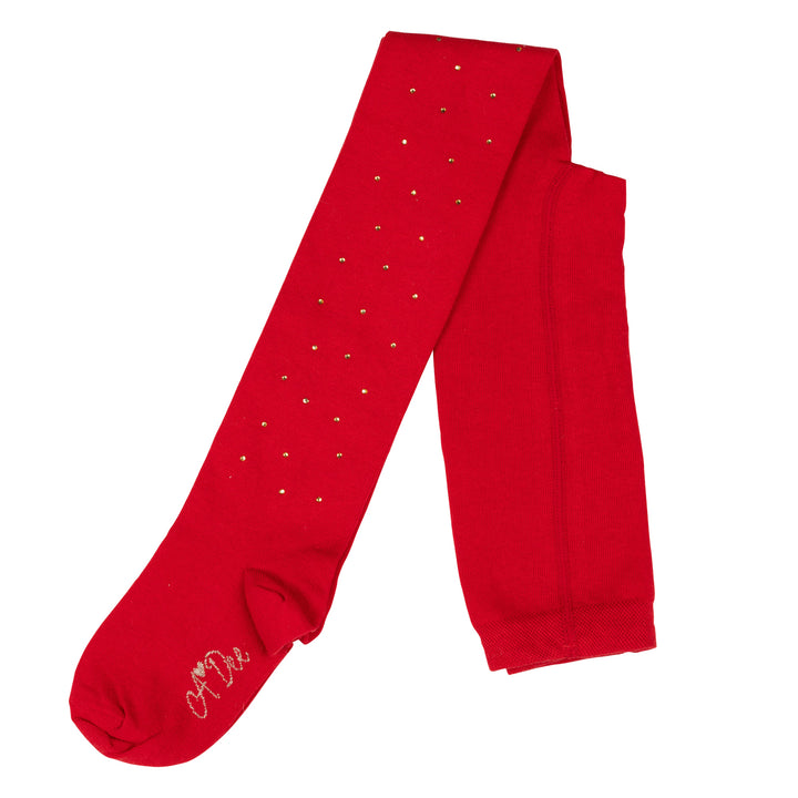 AW24 A Dee Girls Rhea With Love Red Diamante Tights