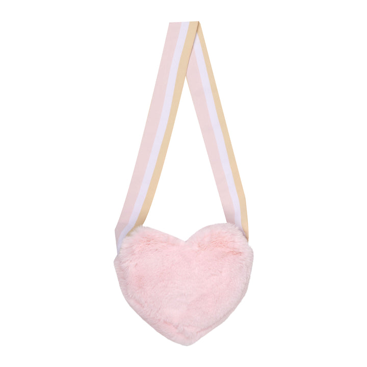 AW24 A Dee Girls Saint Pink Faux Fur Bag