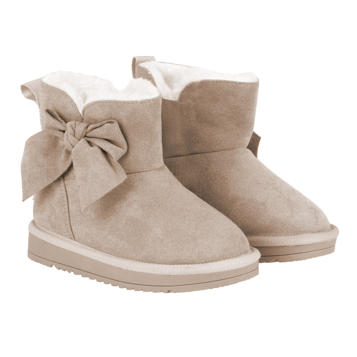 AW24 A Dee Girls Bowtiful Beige Boots