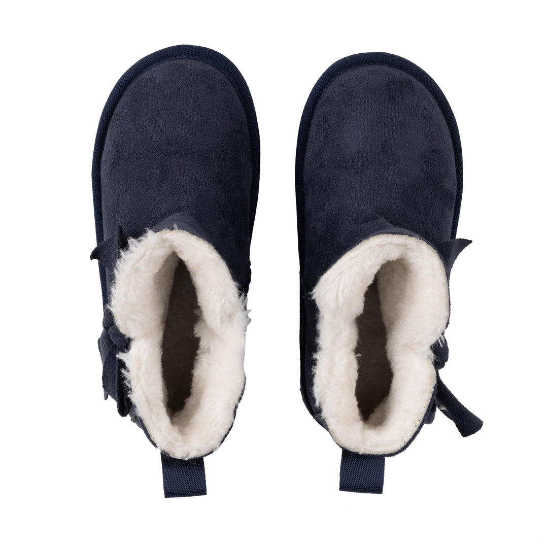 AW24 A Dee Girls Bowtiful Navy Boots