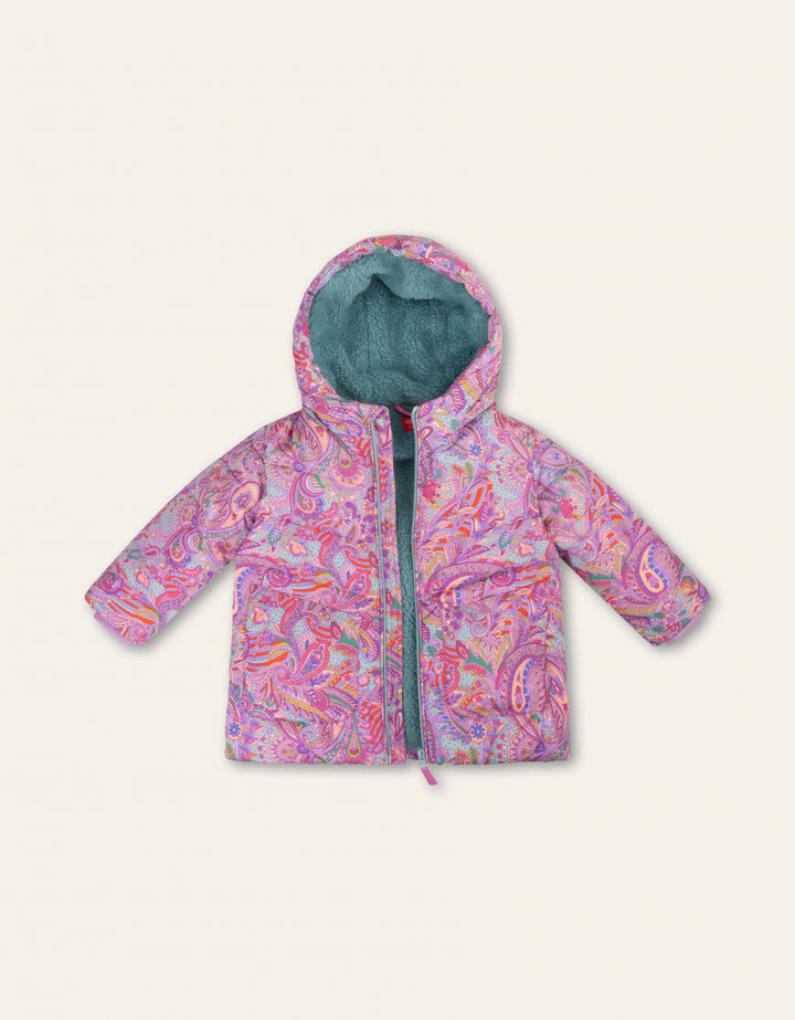 AW24 Oilily Girls Camelotte Paisley Coat