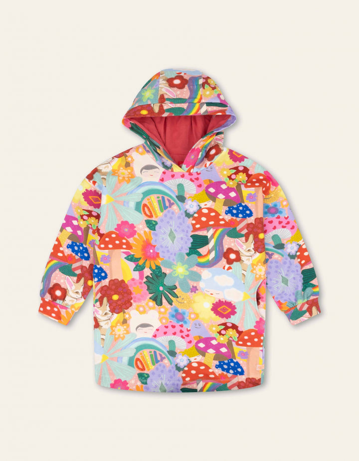 AW24 Oilily Girls Daizy Mushroom Sweat Dress