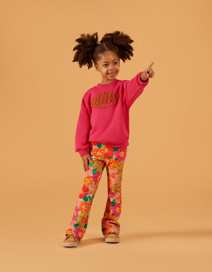 AW24 Oilily Girls Harvey Pink Jumper