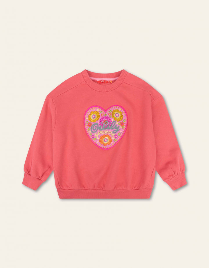 AW24 Oilily Girls Hooray Pink Sweater