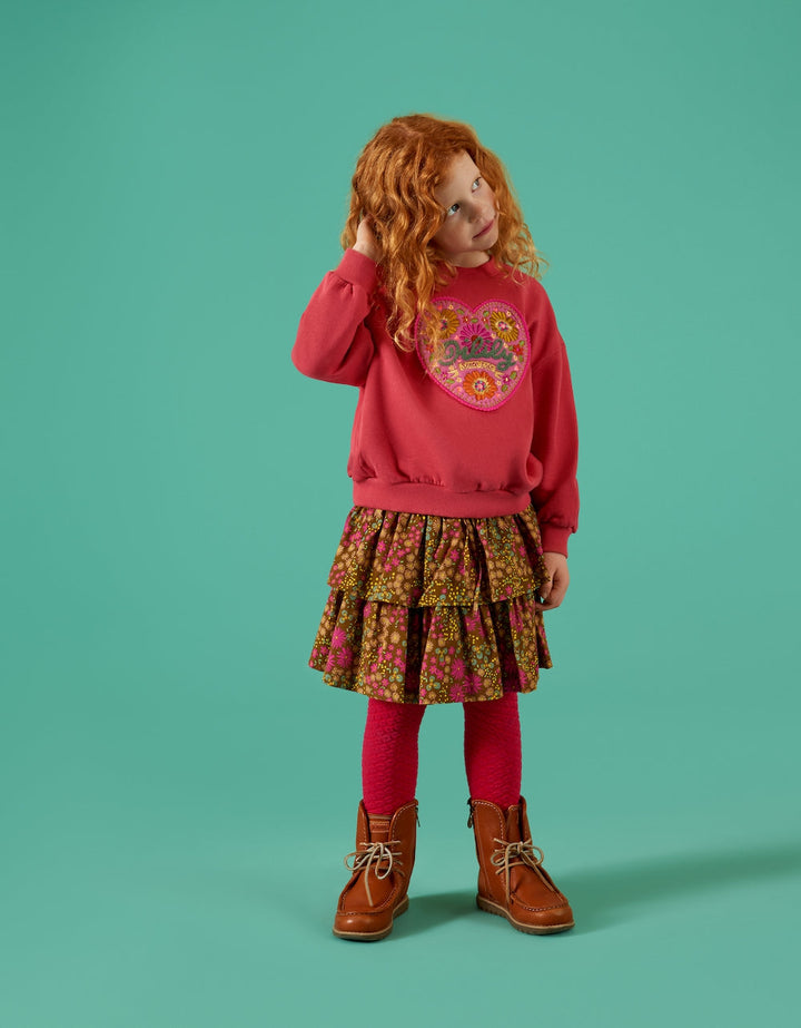 AW24 Oilily Girls Hooray Pink Sweater