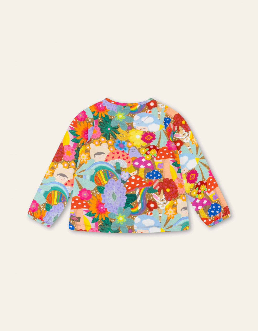 AW24 Oilily Girls Tempos Mushroom Top