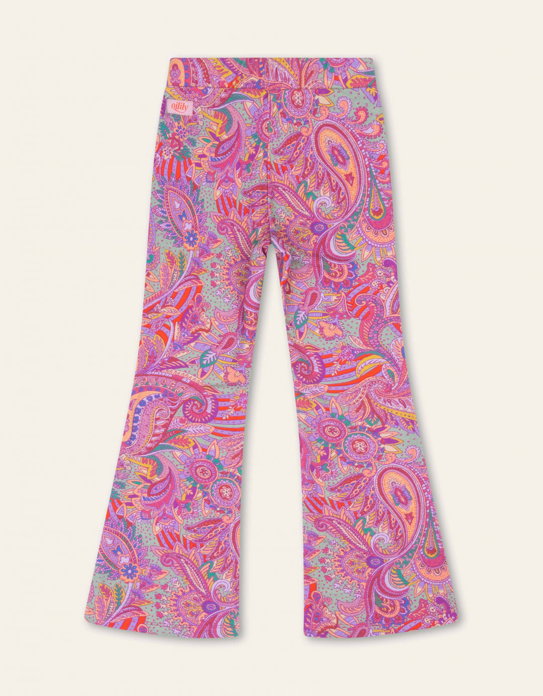 AW24 Oilily Girls Peppy Lilac Paisley Leggings