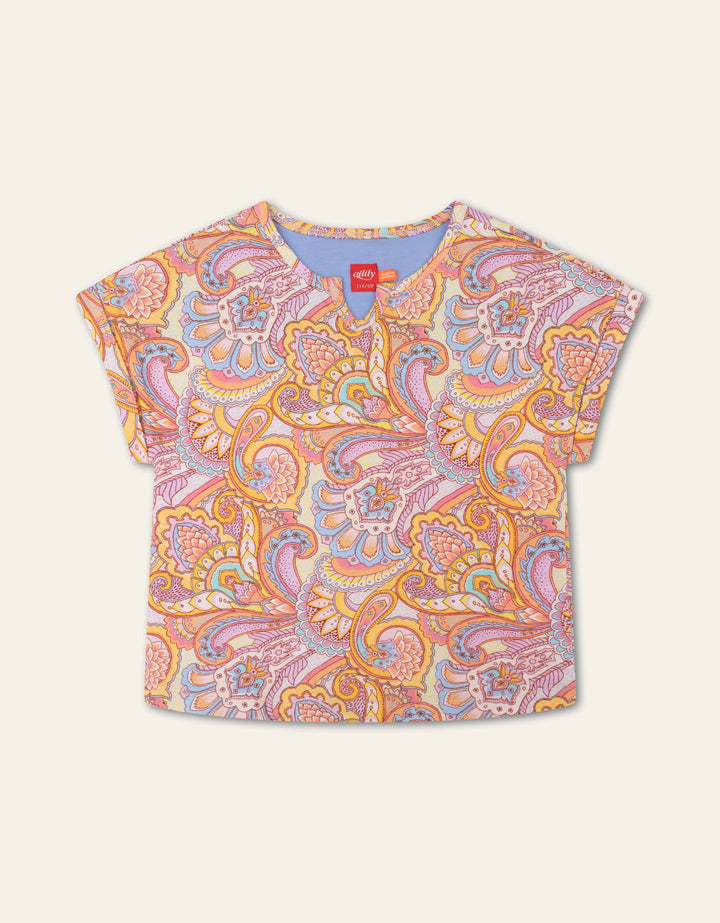 SS24 Oilily Girls Tieke Paisley T-Shirt 56