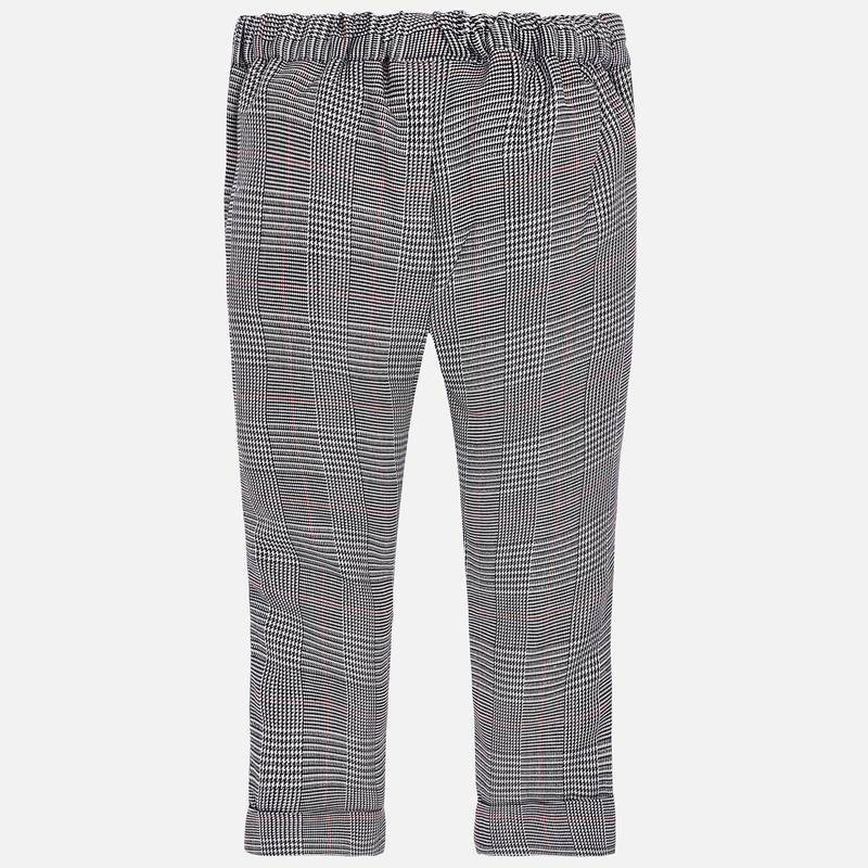 AW19 Mayoral Girls Dogtooth Check Trousers 4504