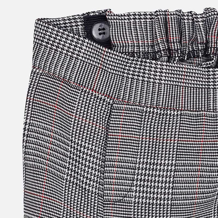 AW19 Mayoral Girls Dogtooth Check Trousers 4504