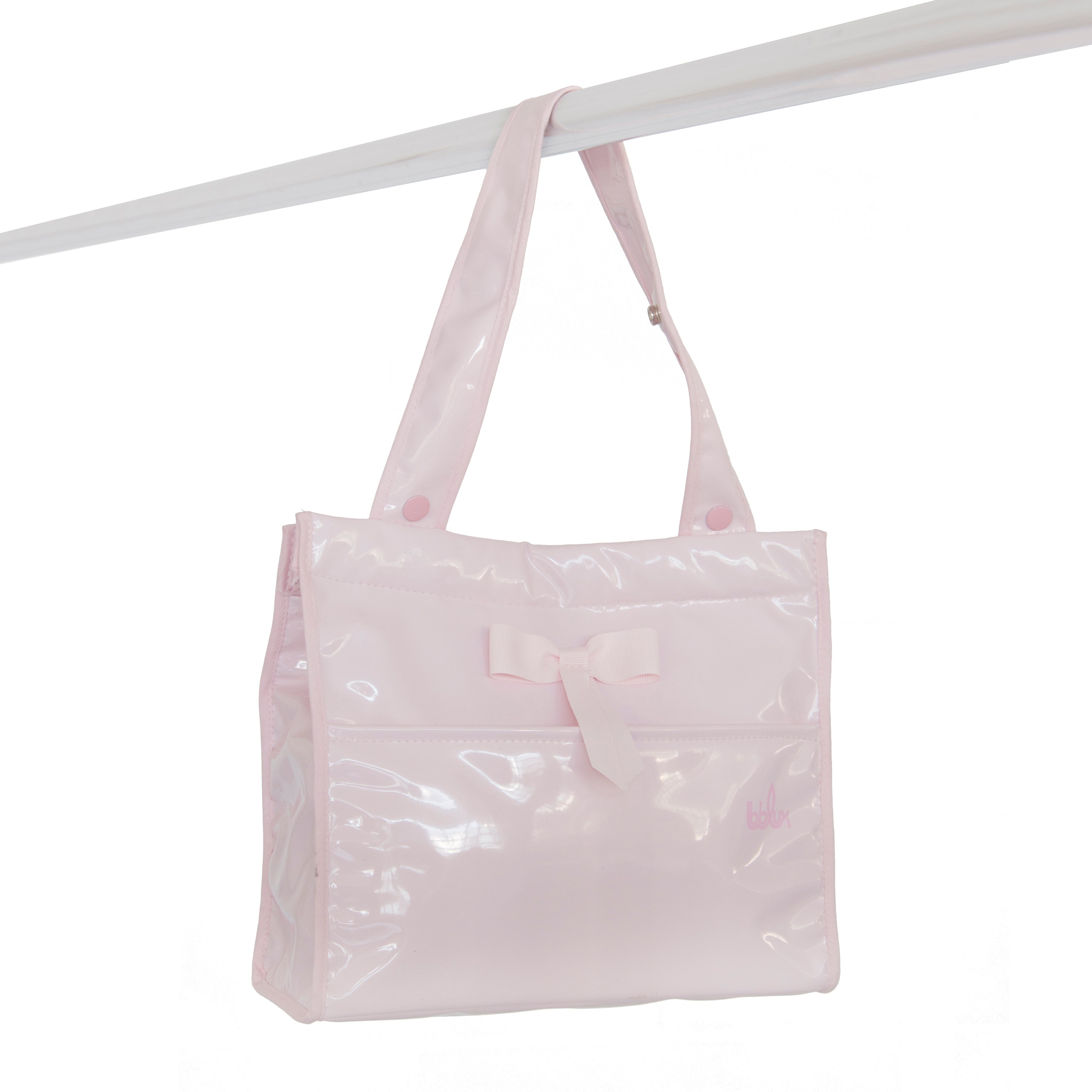 Pink pram bag best sale