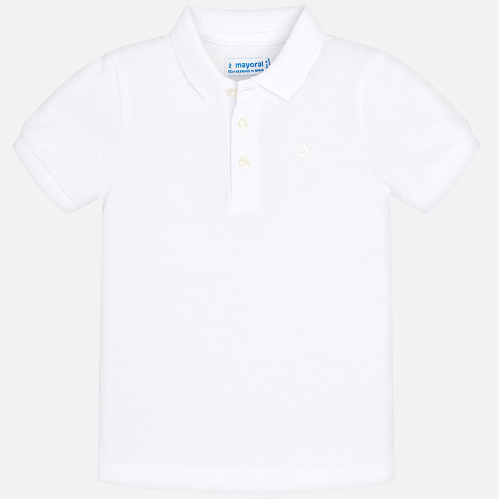 SS19 Mayoral Boys White Polo Top 150