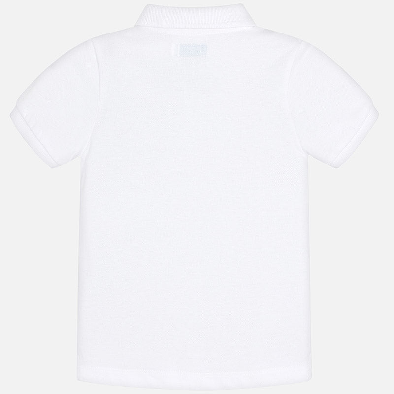 SS19 Mayoral Boys White Polo Top 150