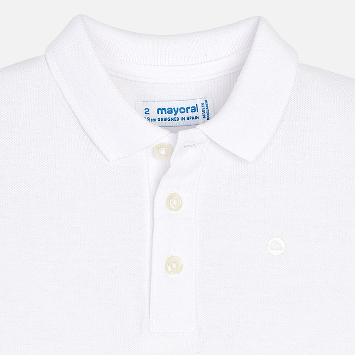 SS19 Mayoral Boys White Polo Top 150