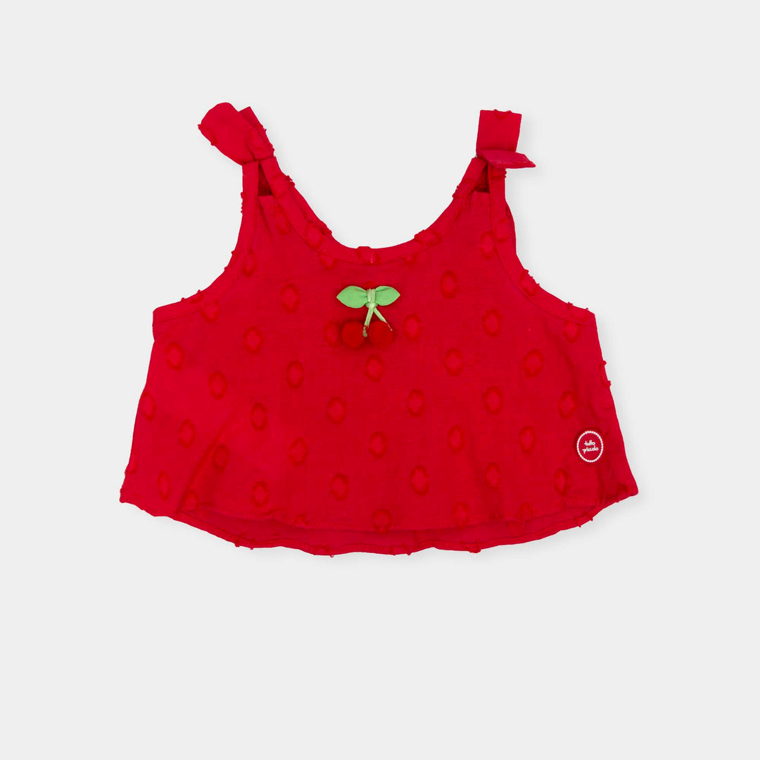 SS19 Tutto Piccolo Girls Cherry Swim Set 6377