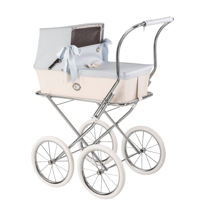 Bebelux 'Sweet Baby Blue' Spanish Doll's Pram & Bag 3400-AB