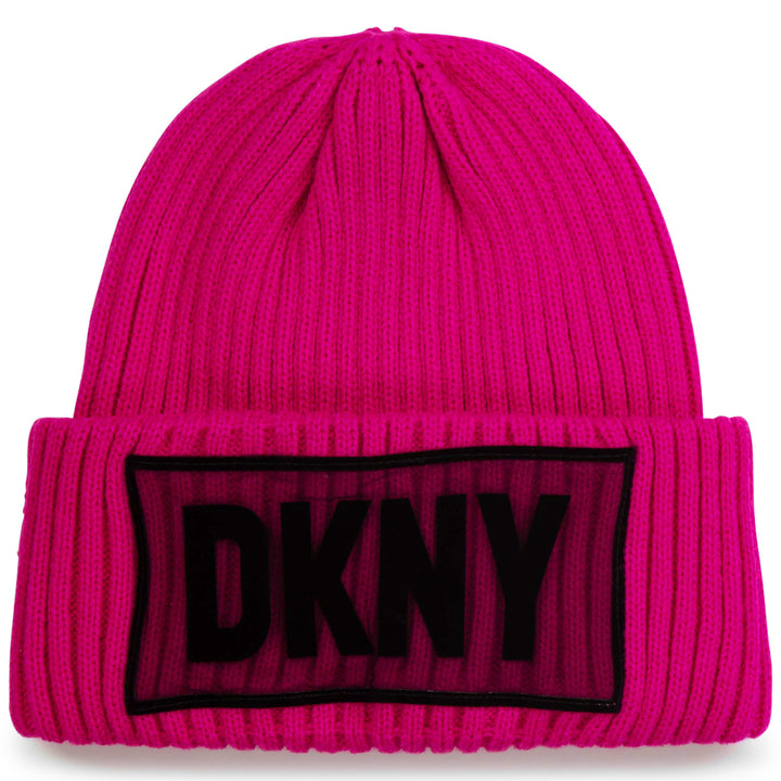 AW22 DKNY Girls Pink Logo Hat