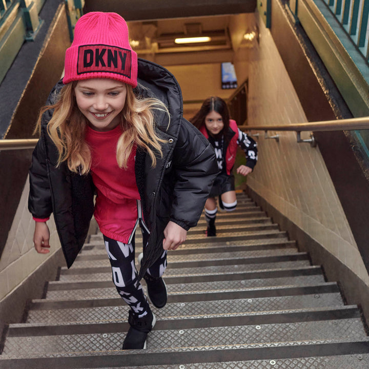 AW22 DKNY Girls Pink Logo Hat