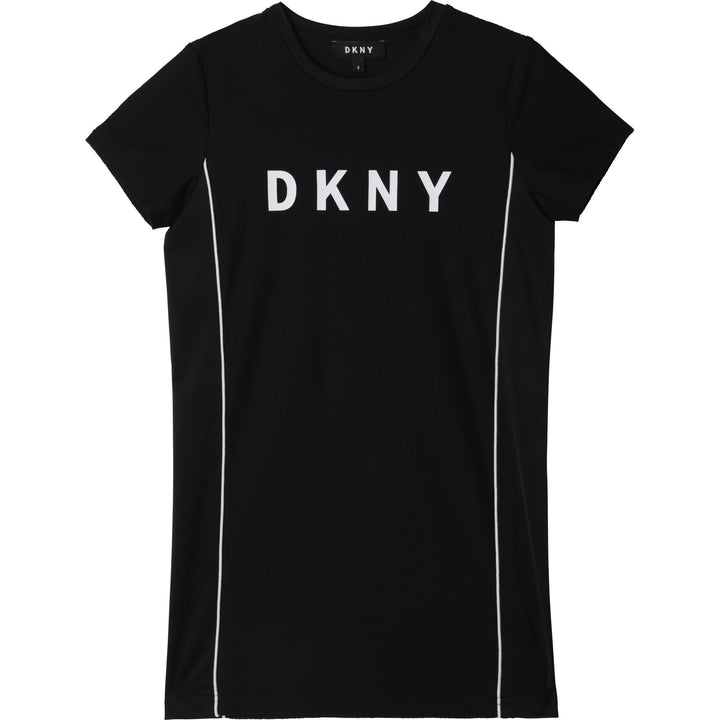 SS21 DKNY Girls Black Logo Dress