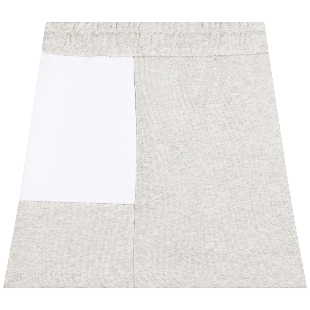 SS22 DKNY Girls White & Grey Skirt