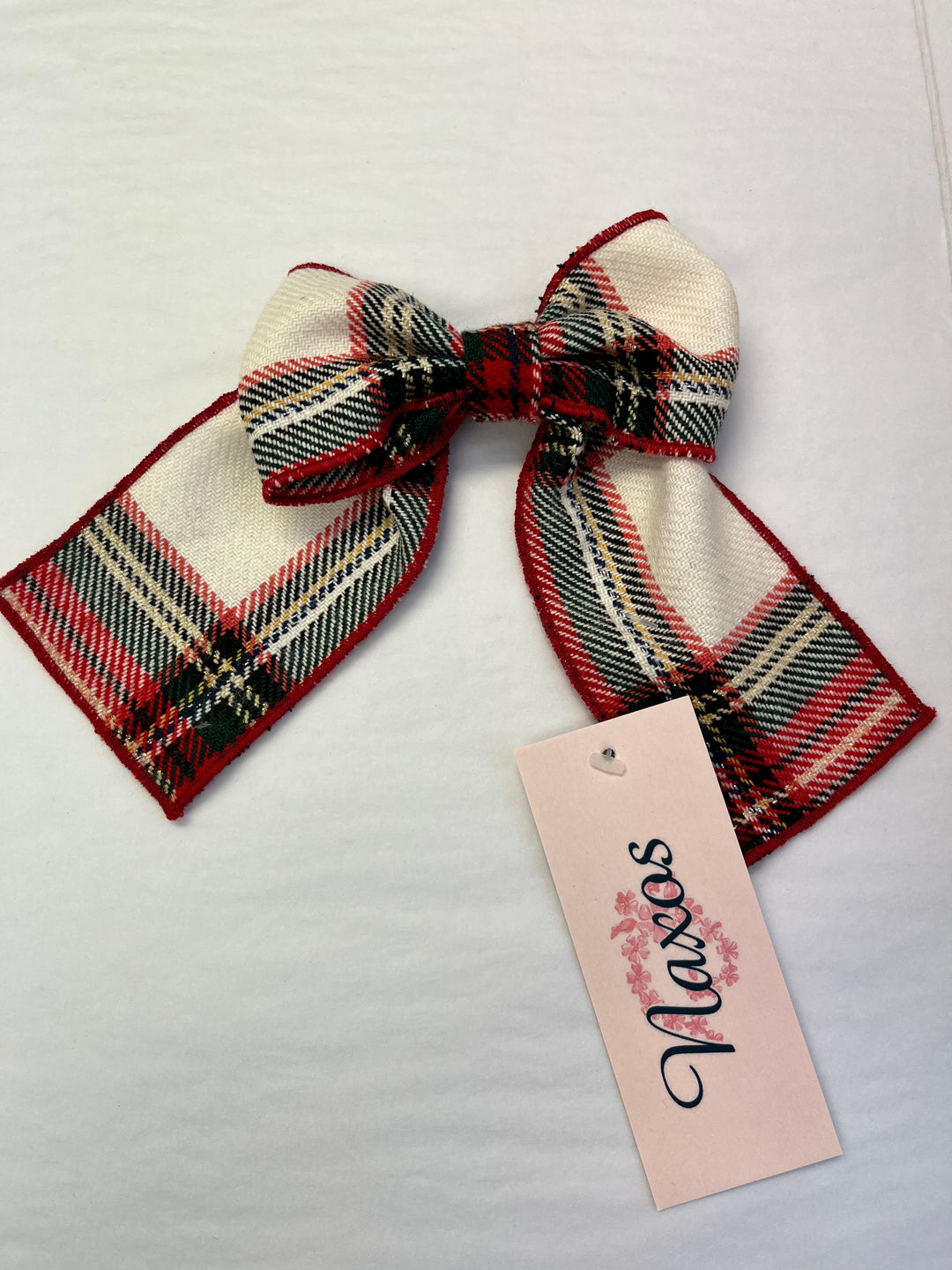 AW22 Naxos Girls Tartan Hair Clip