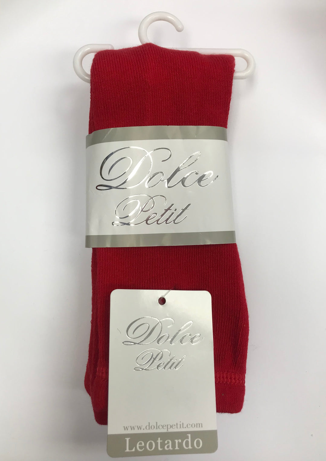 Dolce Petit Girls Red Tights 2501-L