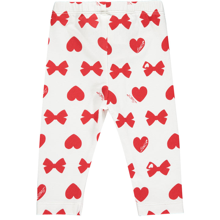 AW21 Little A Dee Girls Brianna Bows & Hearts Leggings Set