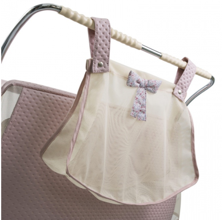 Bebelux Vintage Powder Pink Twin Pushchair 2330-R