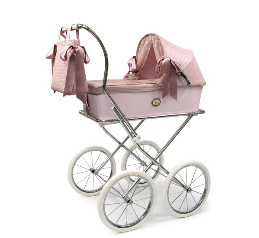 Bebelux 'Sweet Love' Pink Doll's Pram