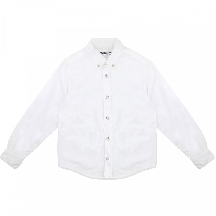 AW19 Timberland Boys White Oxford Shirt