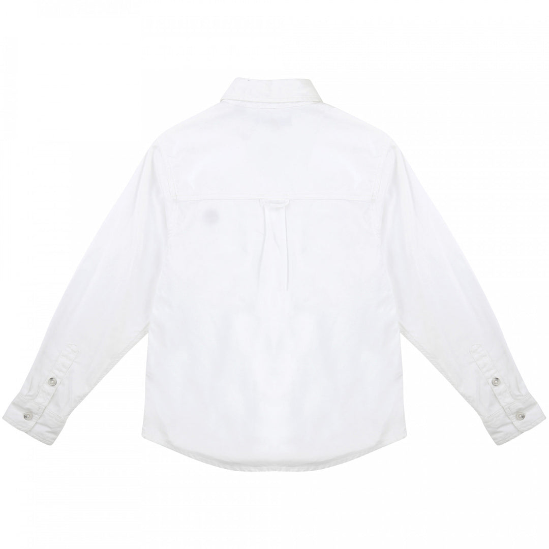 AW19 Timberland Boys White Oxford Shirt