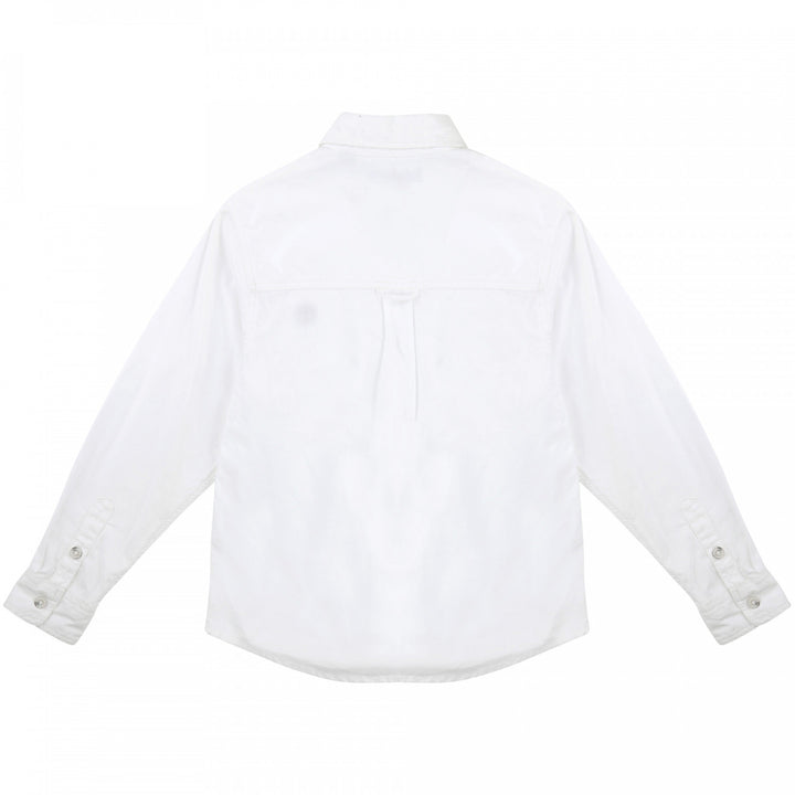 AW19 Timberland Boys White Oxford Shirt