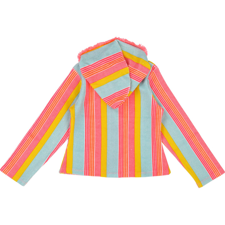 SS19 Billieblush Girls Rainbow Towelling Hoodie