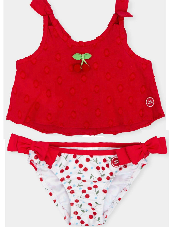 SS19 Tutto Piccolo Girls Cherry Swim Set 6377