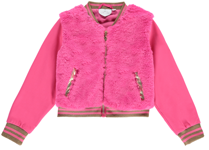 AW18 A*Dee Girls Jill Pink Princess Bomber Jacket