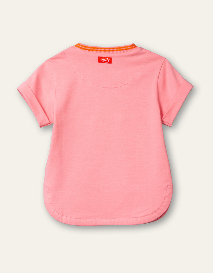 SS21 Oilily Girls Terrific Pink Logo T-Shirt