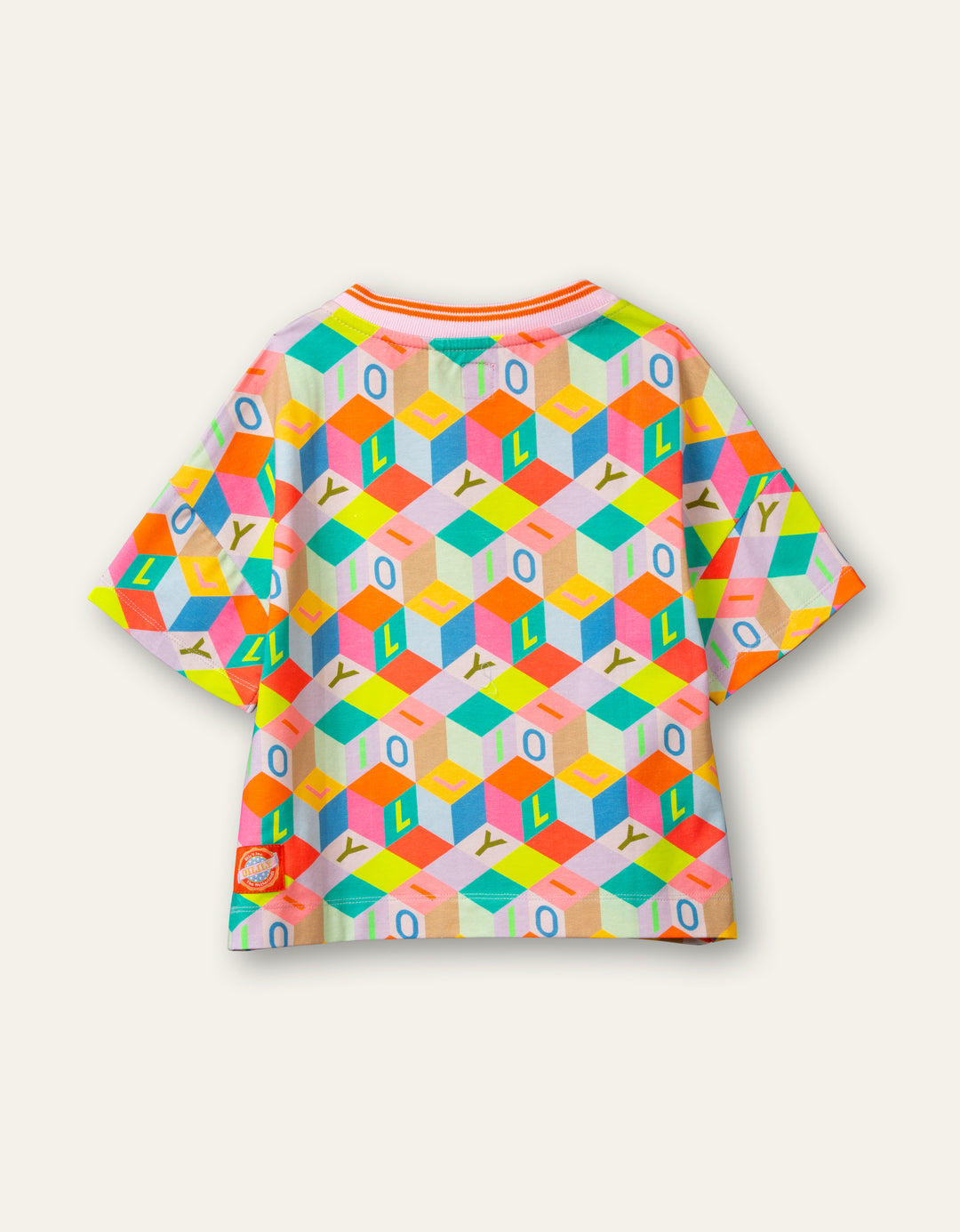 SS21 Oilily Girls Tischa Multi-Colour Blocks T-Shirt 20