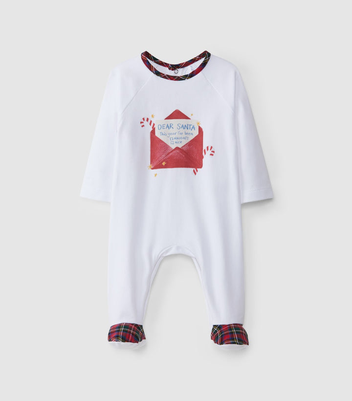 AW21 Laranjinha Baby Boys Christmas Babygrow