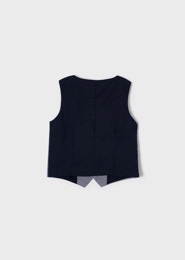 SS22 Mayoral Boys Blue Waistcoat 3338