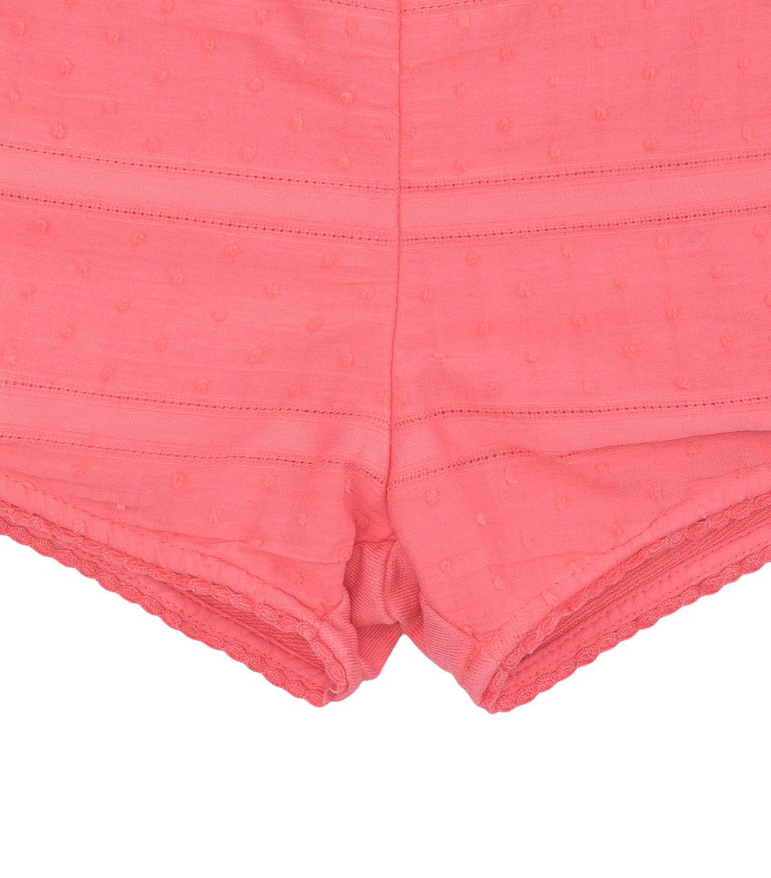 SS19 Laranjinha Girls Coral Shorts Set